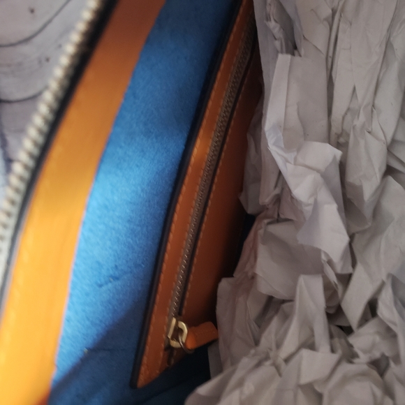 Dooney & Bourke Royal Blue Naomi Leather Satchel - Picture 4 of 11